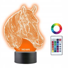 3D Nachtlampe Pferd LED