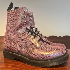 Dr. Martens Lila - Schlangenoptik Gr. 39