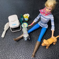 Barbie Puppe Reiterin Mit Zwei