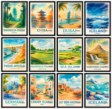 City Lights Poster Druck |