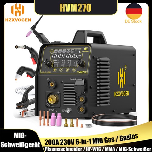 Hzxvogen 250a 6in1 mig cut - 250a,