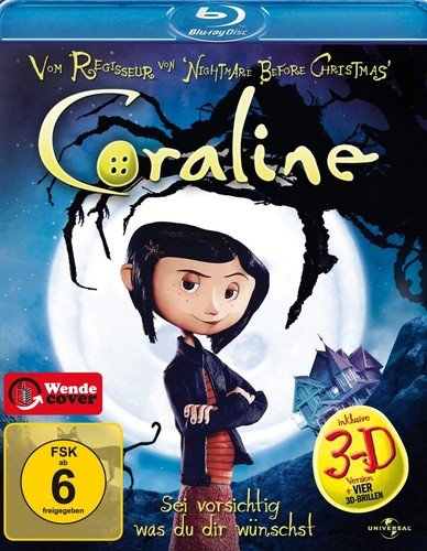 Coraline blu ray inclusive - coraline, blu-ray