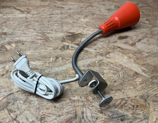 Vintage Klemmlampe orange