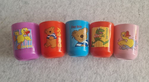 Vintage kunststoffbecher - 5, vintage-