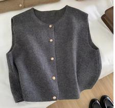 Damen Strickweste ärmellos