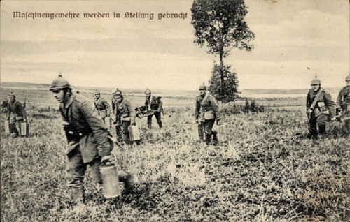 Maschinengewehre werden in - ak,