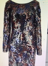 Marciano Guess kleid Strickkleid Strick Perlen Strass L/Xl It 46 Neu Abend 280 E