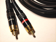 LINN Analogue Interconnect 1 Paar Black High End Audio RCA Chinchkabel ca. 120cm