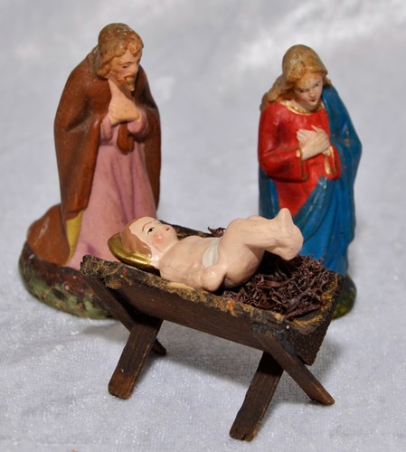 Vintage sehr alte krippenfigur - sehr,
