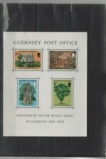 Guernsey  Block 1 postfrisch Exil Victor auf Guernsey