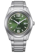 Citizen AW1641-81X Herrenuhr Titan Eco Drive silber