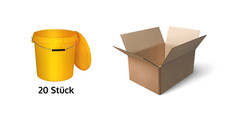 Eimer mit Deckel 30 20 10 1