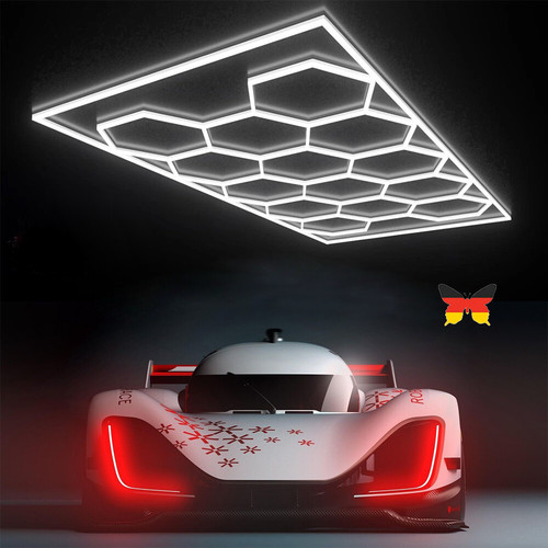 14x hexagon led lampe - 14x,