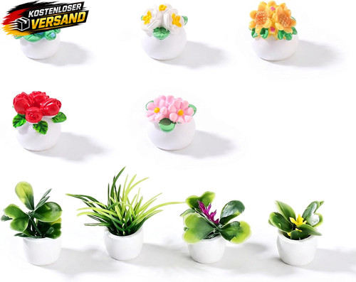 Miniatur pflanzen set stück - miniatur, 9