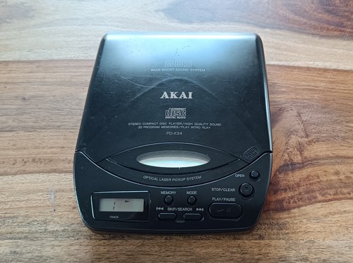 Akai x34 tragbarer cd - tragbarer,