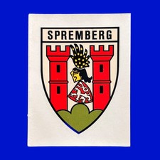 DDR Abziehbild Schiebebild SPREMBERG 1984