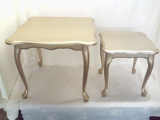 Beistelltisch Vintage Blumenhocker Antik Chippendale Stil Holz Blumen Tischchen