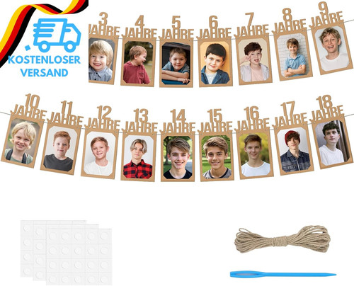 Fotogirlande geburtstag - fotogirlande,