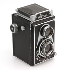 Lipca Flexo Format 6x6 cm mit Enna München Ennar 3,5/7,5 cm