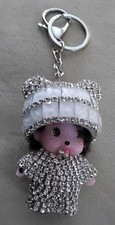 TaschenanhängerSchlüsselanhänger  Strass Autoanhänger MONCHICHI