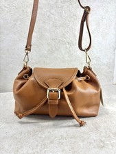 Handtasche braun Damen genarbt