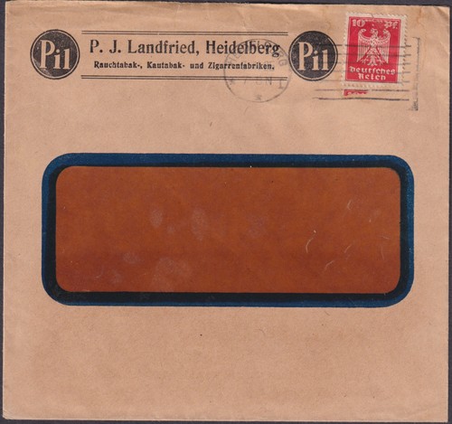 Firmenlochung perfin j - firmenlochung, p.