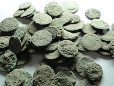 5 verkrustete antike römische