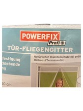 Powerfix Profi Fliegengitter Tür Insektenschutz Weiß 100x220cm Polyester