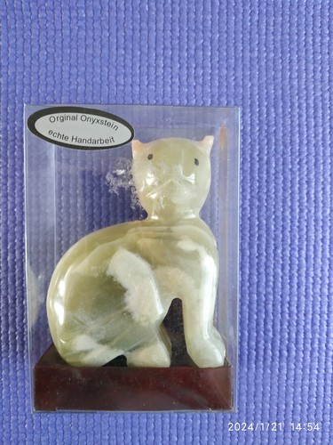 Edelsteinfigur katze - edelsteinfigur,