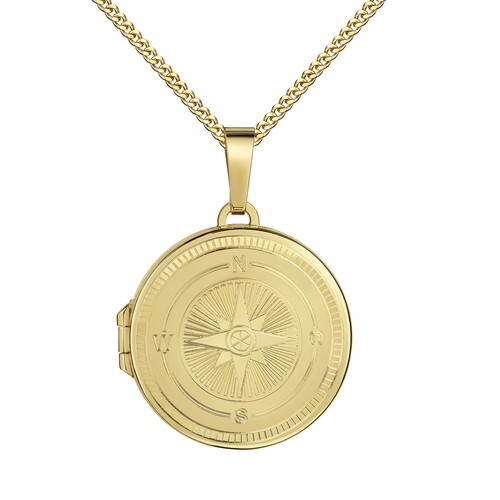 Amulett gold medaillon - amulett,