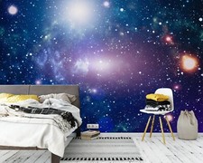 3D Lila Sternenhimmel Q3964