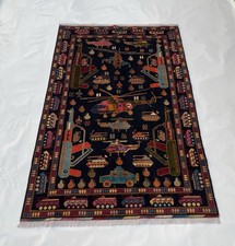 #686. Kriegsteppich Afghan
