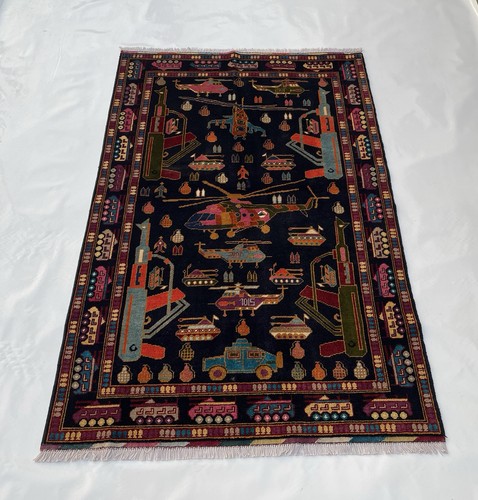 686 kriegsteppich afghan - kriegsteppich,