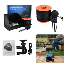 Angelkamera Fischfinder LCD 4,3 Zoll Display Unterwasser 195° Angeln Kamera 50m