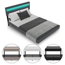 Schwebebett Doppelbett Polsterbett Bettgestell Jugendbett Juskys®