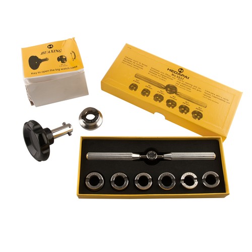 Uhren öffner set - set, werkzeug