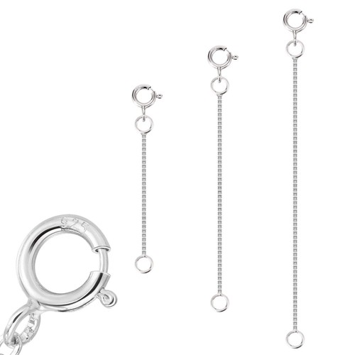 Silber kettenverlängerung - silber, 3