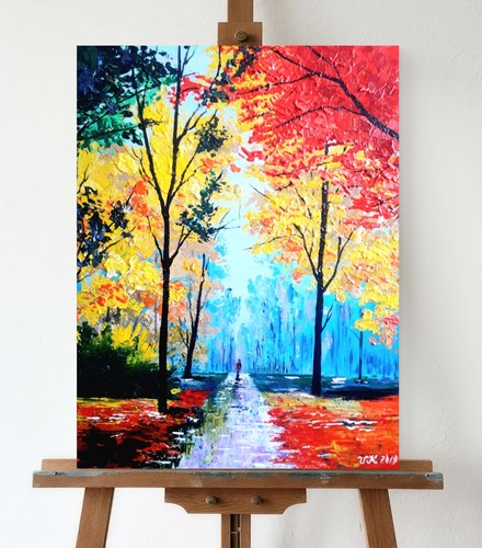 Herbst landschaft - cm,