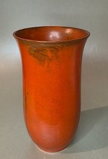 Rüppurrer Fayencen Keramik Vase Art Deco Bauhaus Uranglasur Karlsruhe