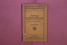 353800 Richard Rindfleisch DIE VERSICHERUNGS-PRAXIS BAND II Vitalis-Verlag