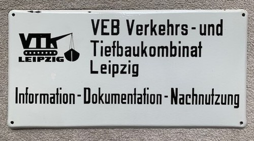 Emaille schild veb verkehrs - emaille-schild,