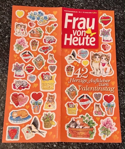 Sticker bogen aus zeitschrift - sticker,