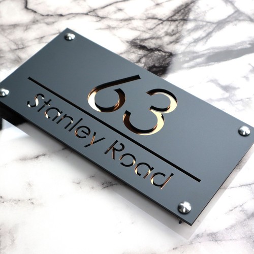 Grau schild plaketten - schild,