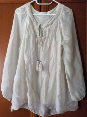 Made italy seiden bluse - in,