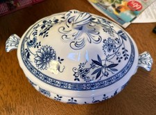 Hutschenreuther Suppenterrine  Zwiebelmuster 3,5 Liter groß (Oval) Top Zustand!