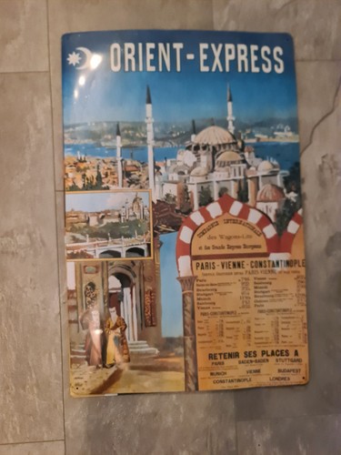 Blechschild orient express - orient,
