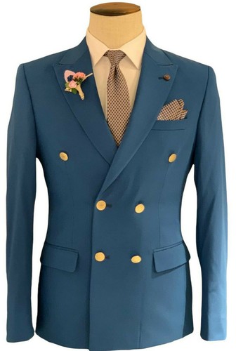 Designer blau zweireiher - designer,