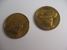 2 Universal Park, Florida USA, Twister - Spaß-Münzen, Spiel-Münzen, 1999