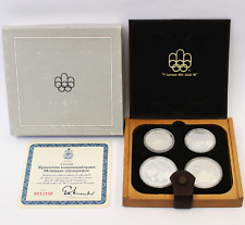 4 Silbermünzen 925 Silber