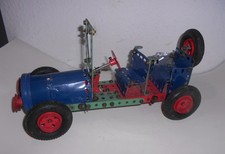 Oldtimer mit Ersatzrad, aus Märklin Metall Baukasten,gebraucht, EIGENBAU!